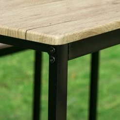SoBuy Bartisch In Natur Und Schwarz - Tisch(B)100 X (H)96 X (T)60cm/Hocker(B)40 X (H)67 X (T)30cm 13 SoBuy Bartisch In Natur Und Schwarz - Tisch(B)100 X (H)96 X (T)60cm/Hocker(B)40 X (H)67 X (T)30cm -VCM-Shop sobuy bartisch in natur und schwarz tisch b 100 x h 96 x t 60cm hocker b 40 x h 67 x t 30cm 5