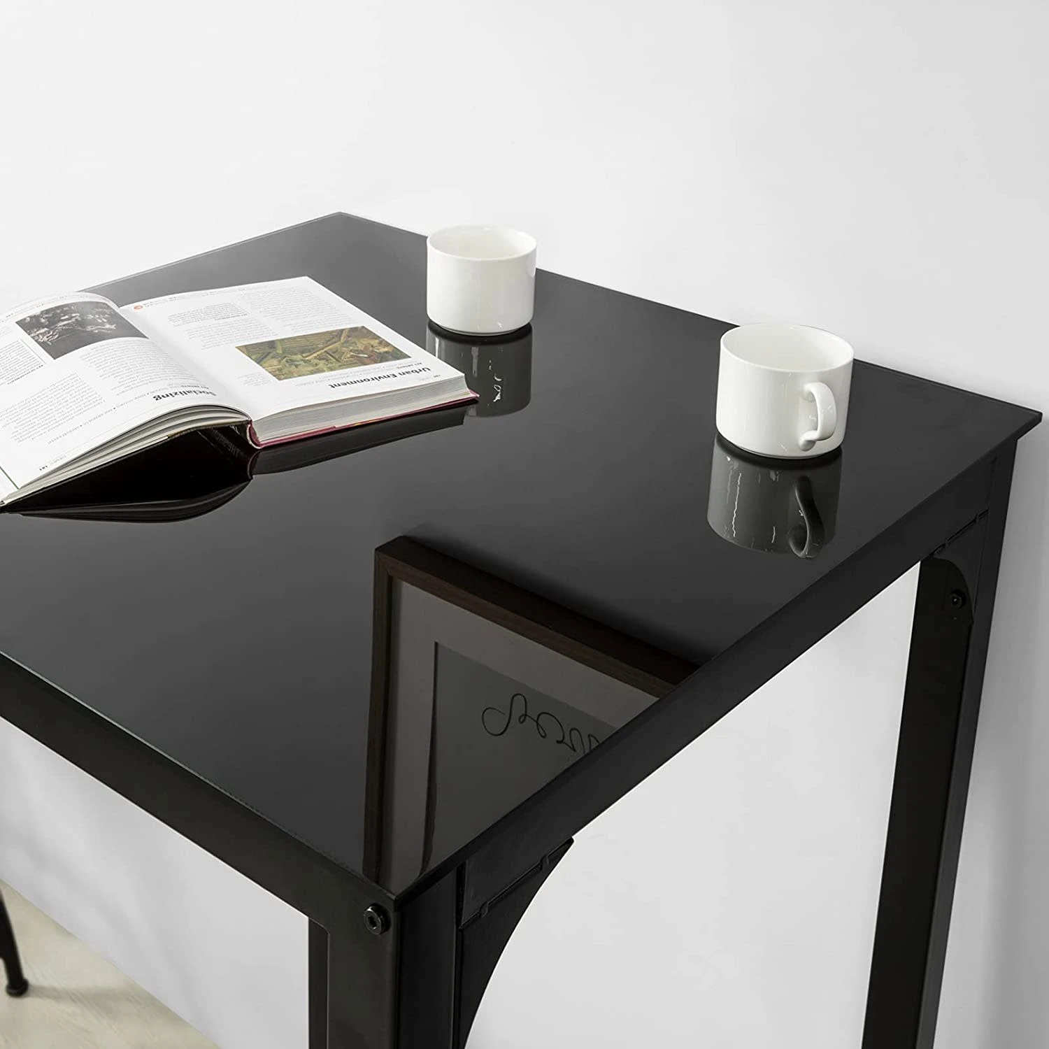 SoBuy Bartisch In Schwarz - (B)60 X (H)100 X (T)60cm - Image 5