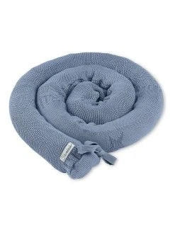 Sterntaler Strick-Bettrolle In Blau - (L)180 Cm