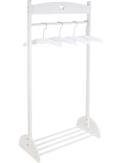 The Home Deco Kids Kindergarderobe In Weiß - (B)60 X (H)121 X (T)30 Cm