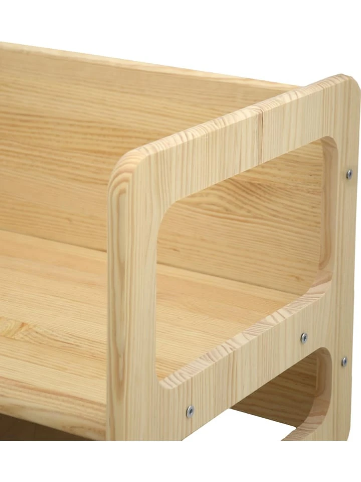The Wild Hug Bank "Montessori" In Natur - (B)75 X (H)39 X (T)39 Cm - Image 3