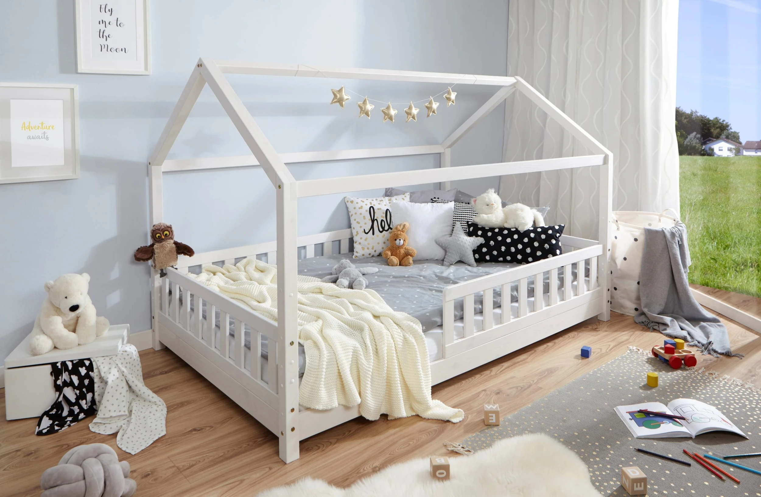 Ticaa Hausbett Kay In Weiß - Image 4