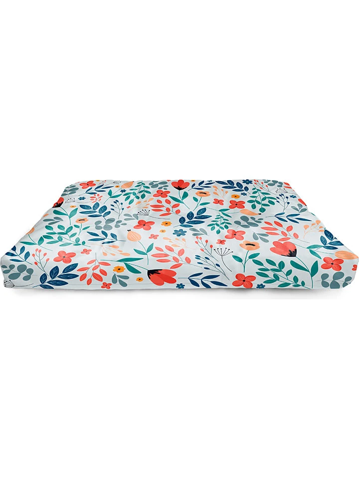 Tierra Bella Sitzkissen "Colorful Flowers" In Bunt - (L)80 X (B)60 Cm