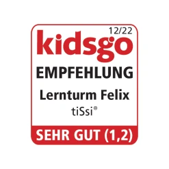 TiSsi ® Entdeckerturm / Lernturm "FELIX" In Grau -VCM-Shop tissi tissi r entdeckerturm lernturm felix in grau