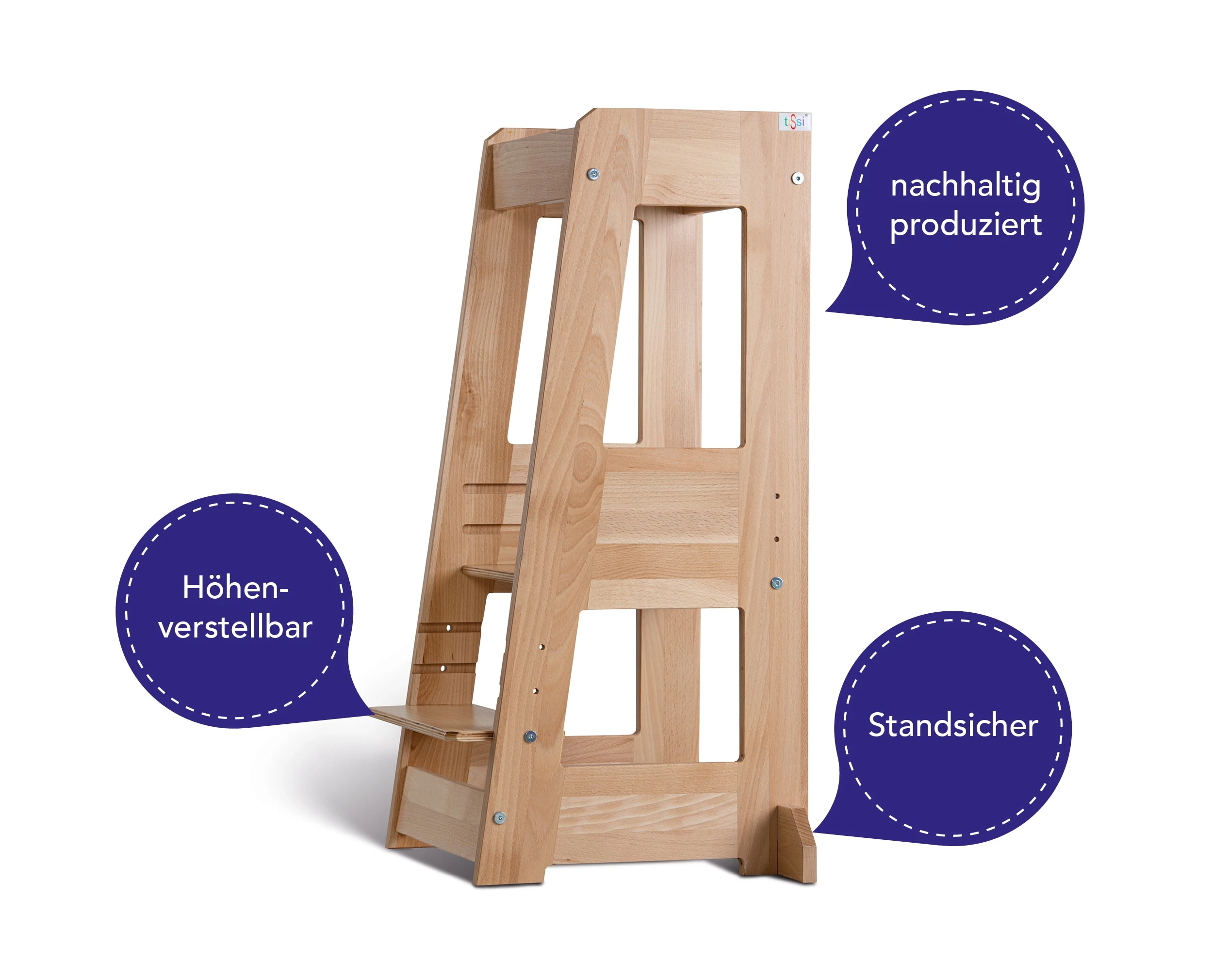 TiSsi ® Entdeckerturm / Lernturm "FELIX" In Natur - Image 4