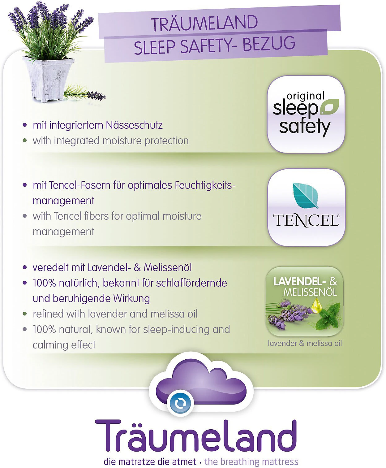 Träumeland Baby Matratze Brise Light Für Wiege, 40 X 90 Cm - Image 6