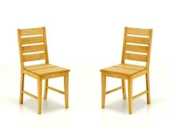 Vaja 2er-Set Esszimmerstühle In Buche Geölt