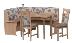 Vaja Eckbankgruppe Teilmassiv In Buche Essecke In Braun