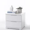Vaja Nachtkommode 2 Schubladen In Weiß Dekor