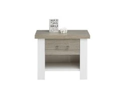 Vaja Nachtkommode Luca In Pinie Weiß/Trüffel