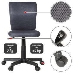 VCM Bürostuhl Schreibtischstuhl Delto In Schwarz 12 VCM Bürostuhl Schreibtischstuhl Delto In Schwarz -VCM-Shop vcm burostuhl schreibtischstuhl delto in schwarz 4