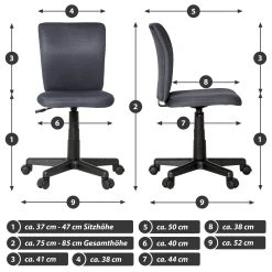 VCM Bürostuhl Schreibtischstuhl Delto In Schwarz 13 VCM Bürostuhl Schreibtischstuhl Delto In Schwarz -VCM-Shop vcm burostuhl schreibtischstuhl delto in schwarz 5