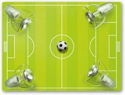 Waldi-Leuchten Deckenleuchte Bolzplatz, 4-flg.