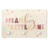 WallArt Kindergarderobe Holz - Dream Big Little One Rosa In Rosa