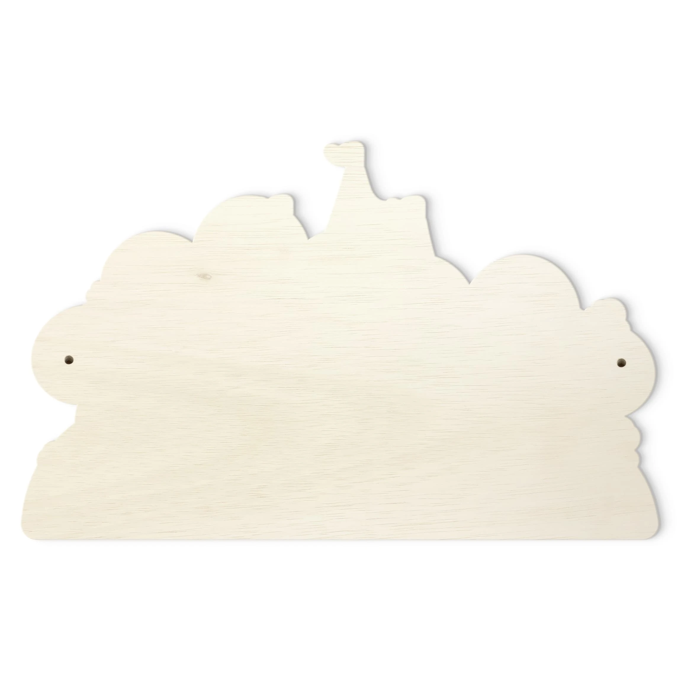 WallArt Kindergarderobe Holz - MĂ€rchenschloss Mit Prinz Und Prinzessin In Pink - Image 5