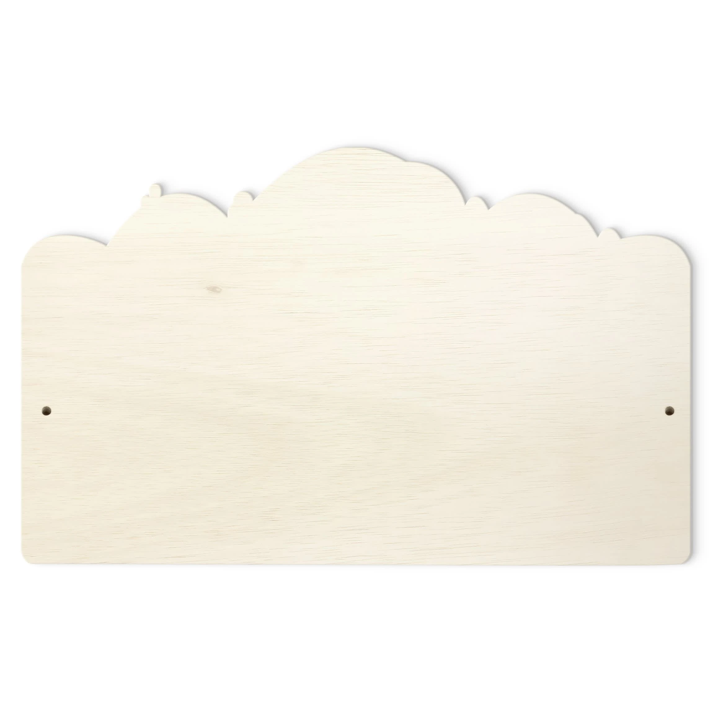 WallArt Kindergarderobe Holz - Paris Mit Sternen Und Heißluftballon In Blau - Image 5