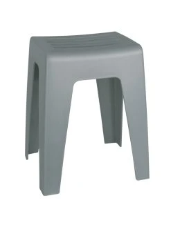 Wenko Badhocker Kumba Grau In Grau
