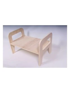 Woody Kids Sitzbank In Natur - (L)52 X (B)32 X (H)18 Cm