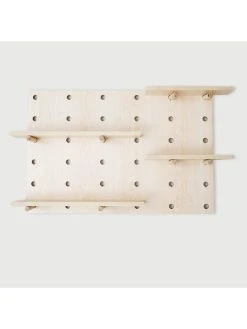 Woody Kids Wandregal In Natur - (L)90 X (B)60 Cm