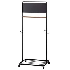 Yamazaki Kinder-Garderobenständer Tower 68,5x135x29 Cm In Schwarz