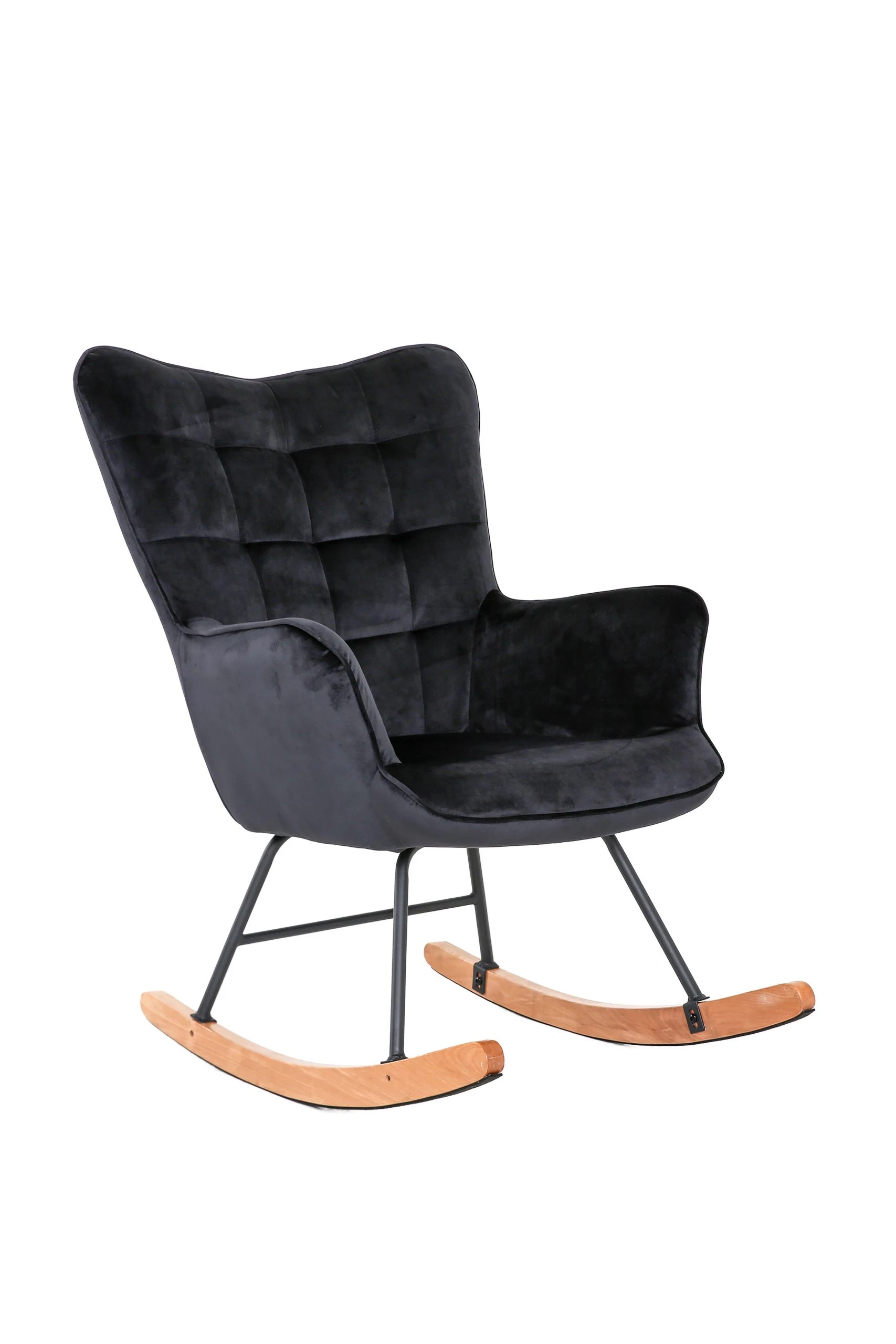 ByLiving Schaukelstuhl RICHIE In Schwarz