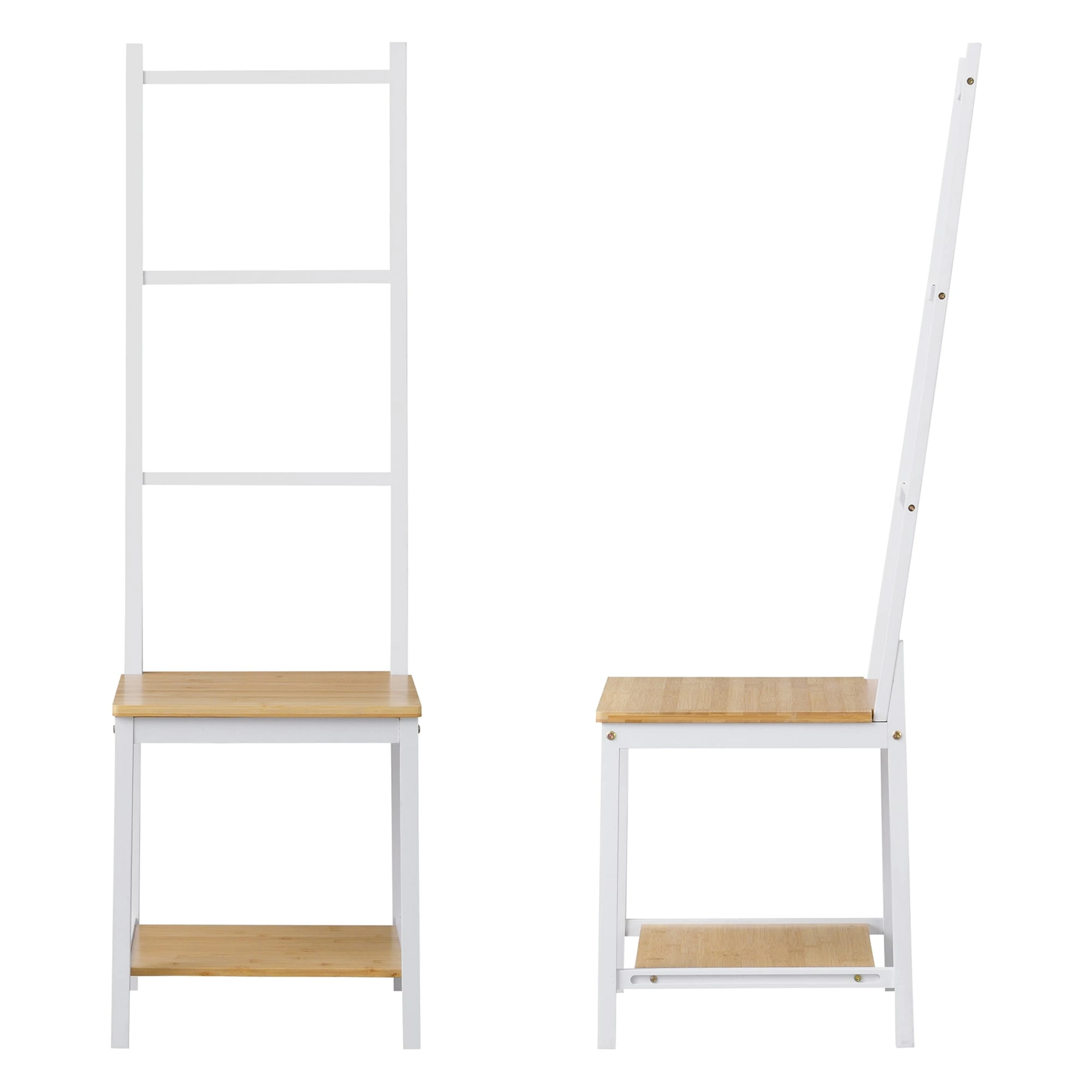 En.casa Herrendiener Juuka In Weiß (H)133cm (B)40cm (T)42cm - Image 4