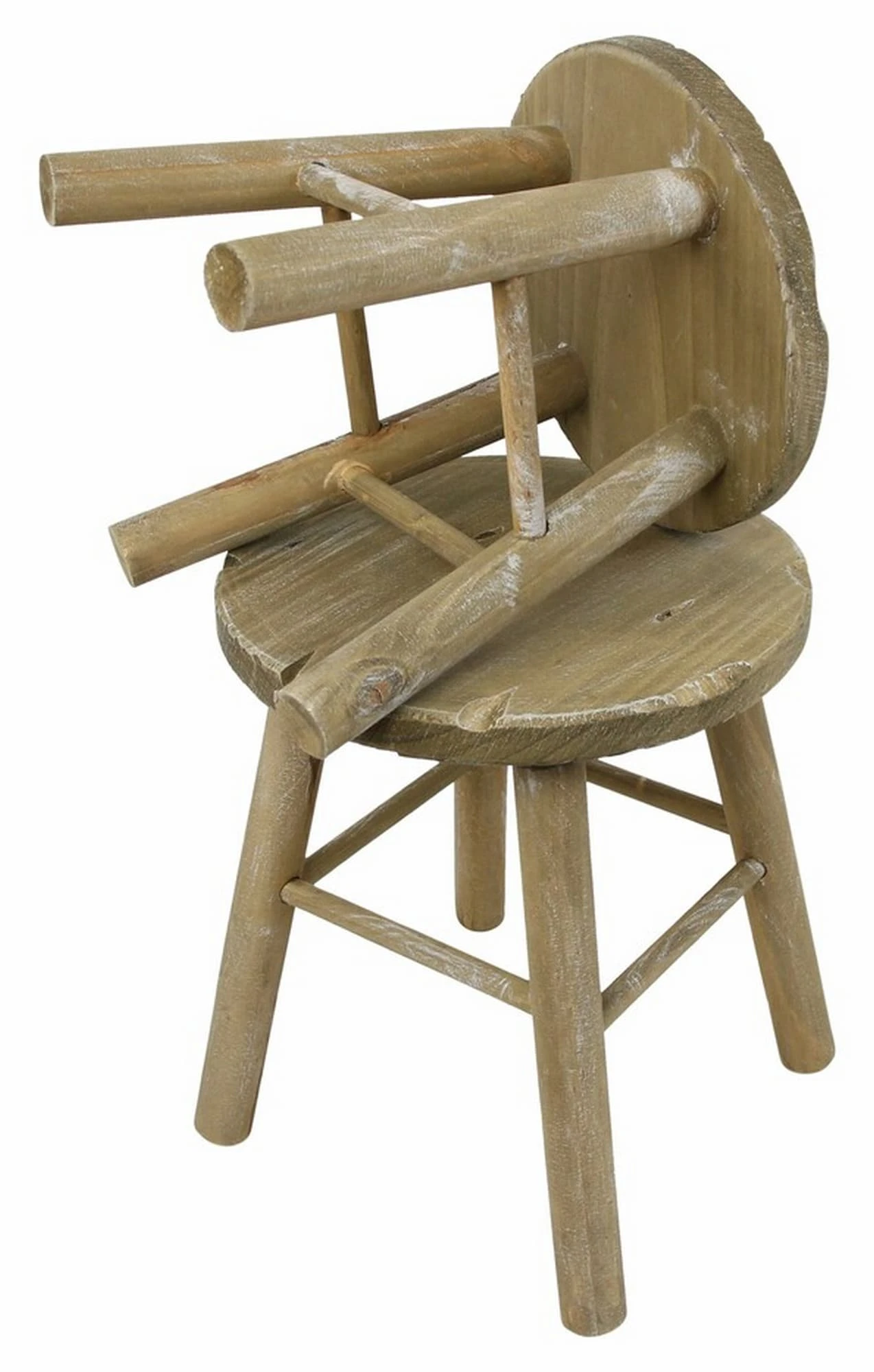 HomeLiving Stuhl "Rund" 300x300x340 In Beige – Bild 4