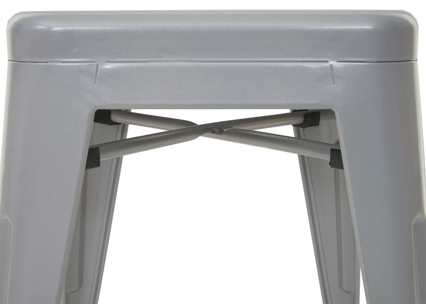 MCW 4x Hocker A73 Im Industriedesign, Grau - Image 5