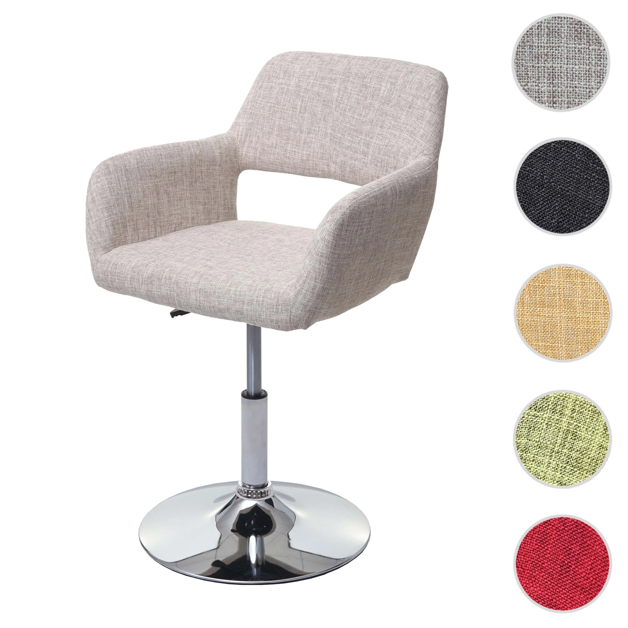 MCW Esszimmerstuhl A50, Creme/grau, Chromfuß - Image 7