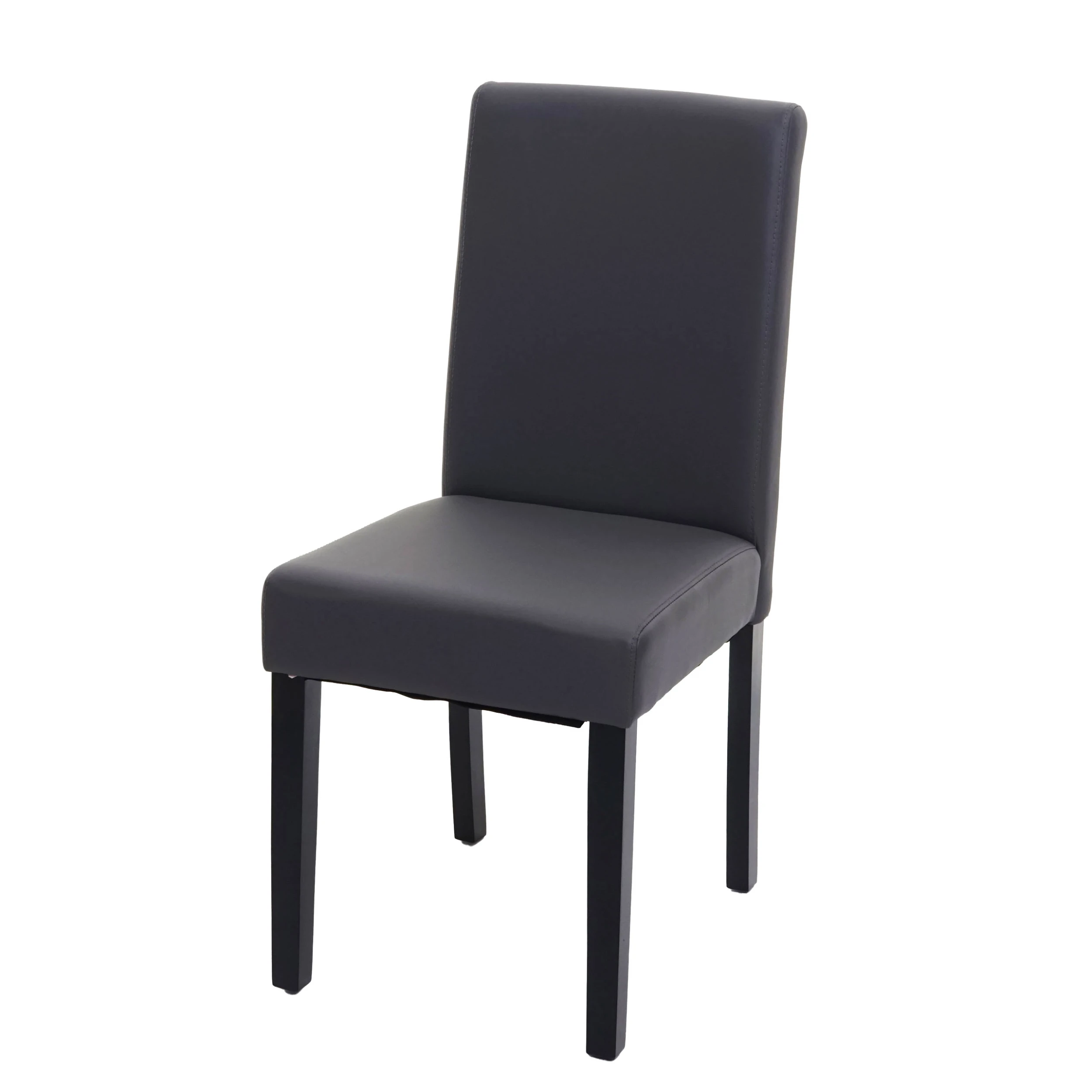 MCW Esszimmerstuhl Littau, Grau Matt, Dunkle Beine