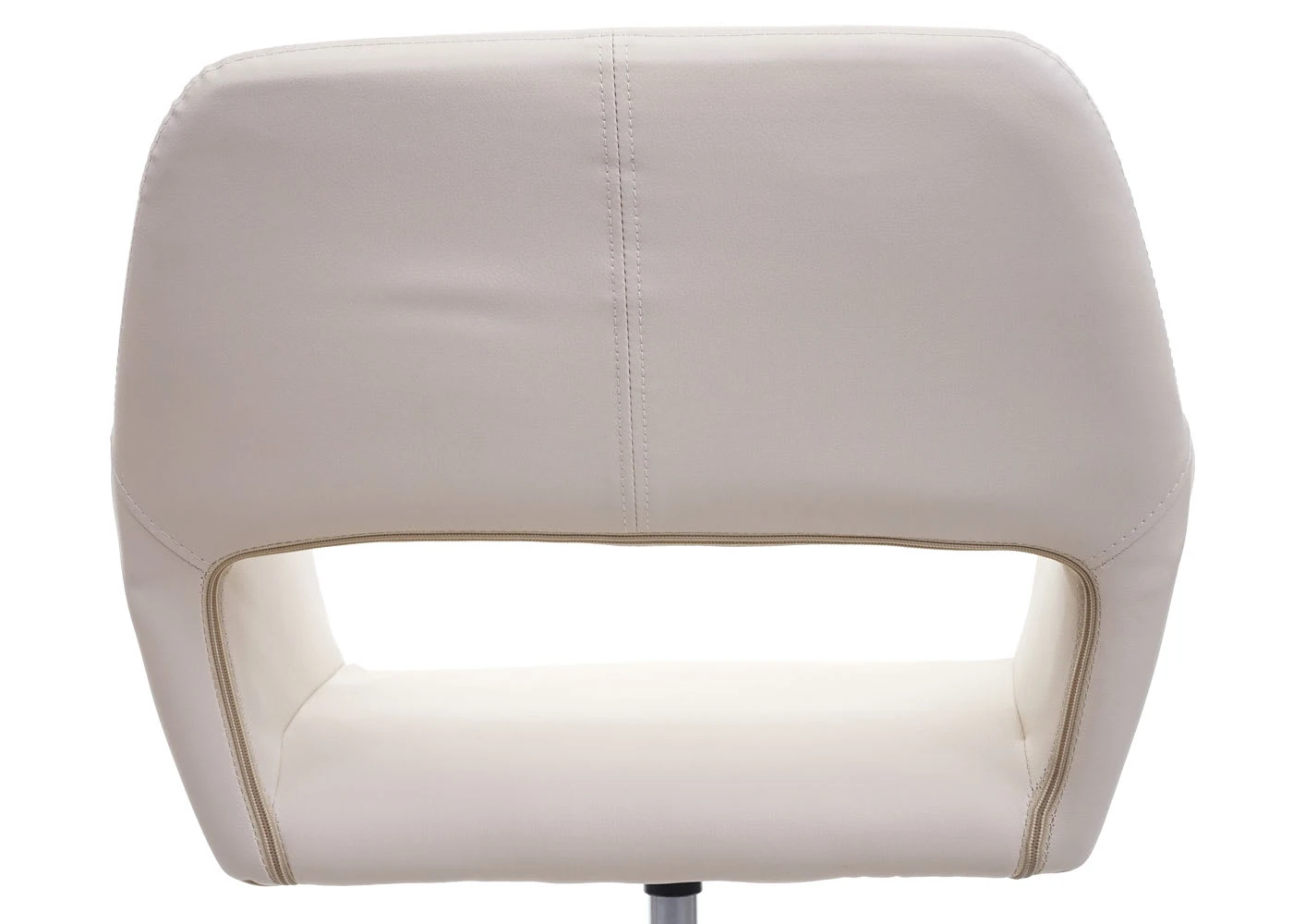 MCW Homeoffice-Bürostuhl A50 IV, Kunstleder Creme, Fuß Schwarz - Image 4