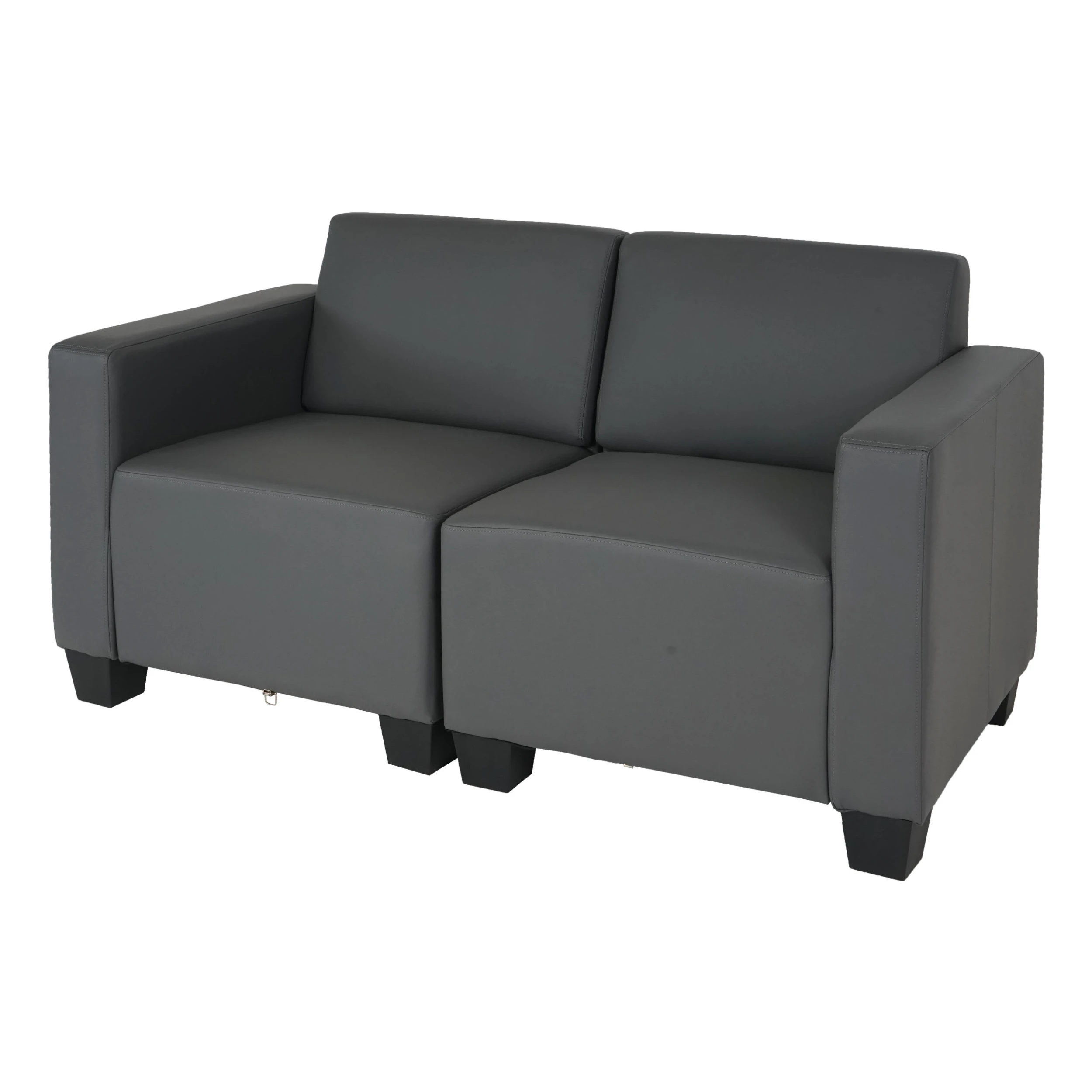 MCW Modular 2-Sitzer Sofa Moncalieri, Dunkelgrau