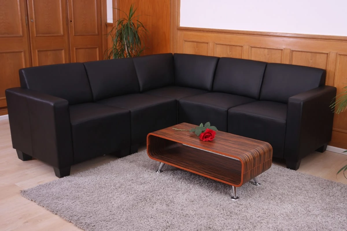 MCW Modular Sofa-System Moncalieri 5, Schwarz - Image 2