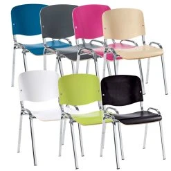 PureDay Besucherstuhl-Set, 2-tlg. Marco, Rot