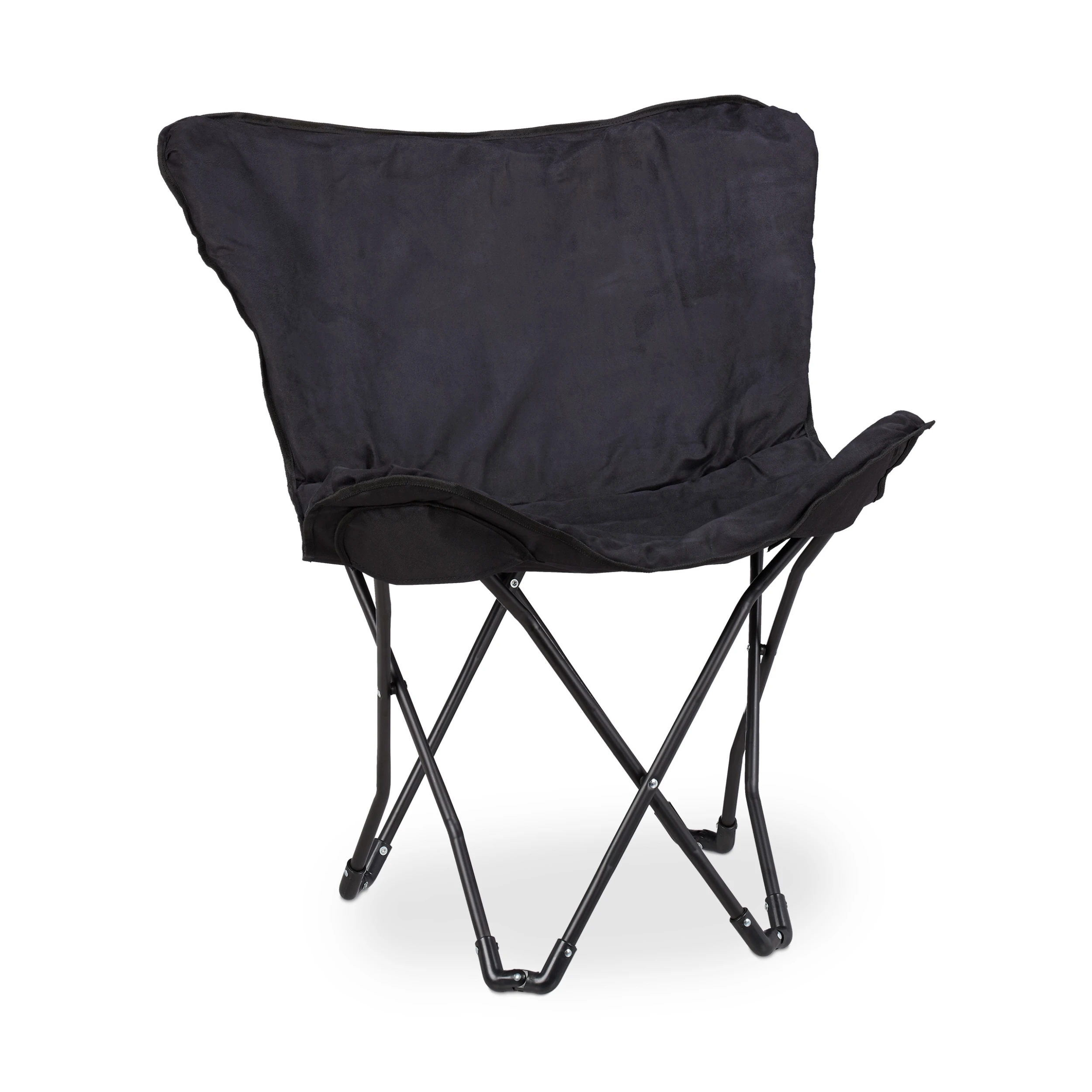 Relaxdays Butterfly Chair In Schwarz