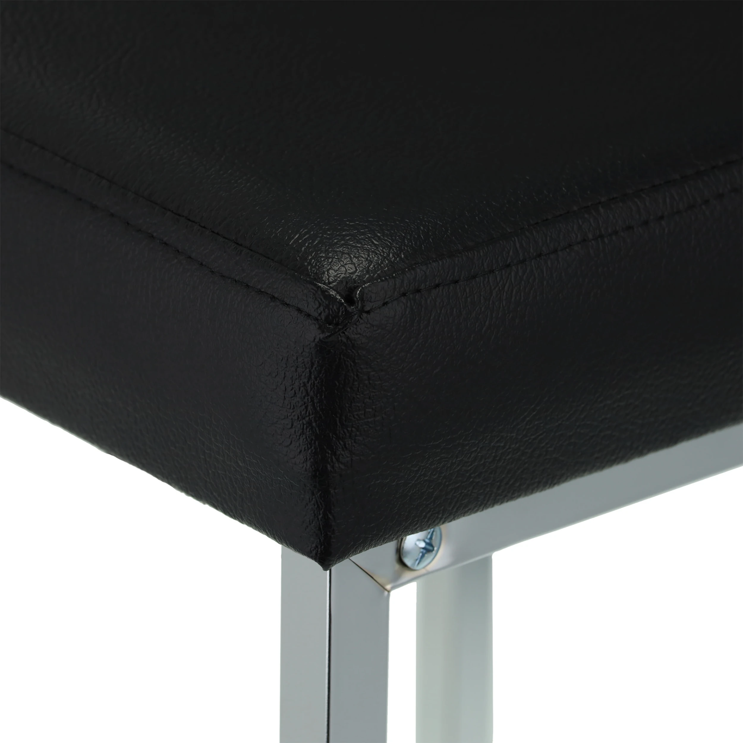 Relaxdays Sitzhocker In Schwarz - (B)33 X (H)47 X (T)33 Cm - Image 7