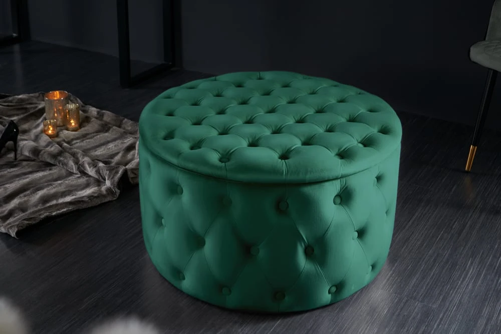 Riess-ambiente.de Hocker MODERN BAROCK In Smaragdgrün - 75 X 44 X 75cm 5 Riess-ambiente.de Hocker MODERN BAROCK In Smaragdgrün - 75 X 44 X 75cm – Bild 3