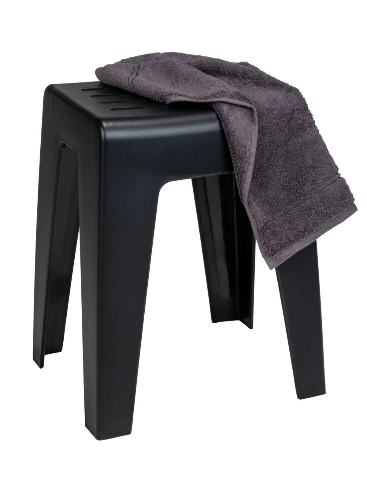 Wenko Badhocker Kumba Schwarz In Schwarz - Image 2